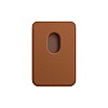 Apple Leather Wallet with MagSafe for iPhone-Saddle Brown