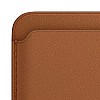 Apple Leather Wallet with MagSafe for iPhone-Saddle Brown