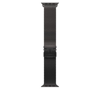 Apple Watch Band - Milanese Loop - 49mm - Black - Small