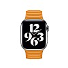 Apple Watch Leather Link 40mm-California Poppy-Small Watch Band