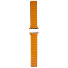 Apple Watch Leather Link 40mm-California Poppy-Small Watch Band Apple Watch Leather Link 40mm-California Poppy-Small Watch Band