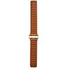 Apple Watch Leather Link 40mm-California Poppy-Small Watch Band