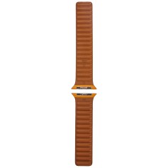 Apple Watch Leather Link 40mm-California Poppy-Small Watch Band Apple Watch Leather Link 40mm-California Poppy-Small Watch Band