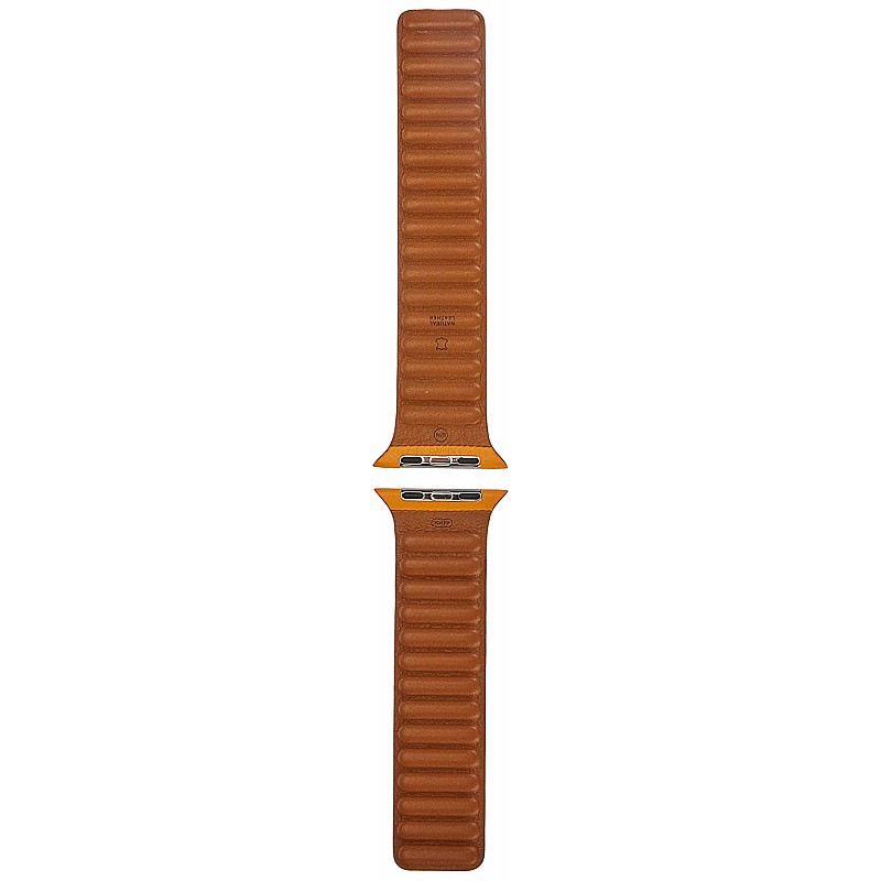 Apple Watch Leather Link 40mm-California Poppy-Small Watch Band