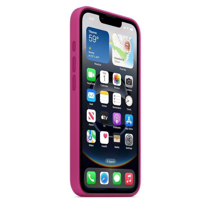 Apple iPhone 16e Silicone Case – Winter Blue Apple iPhone 16e Silicone Case – Winter Blue