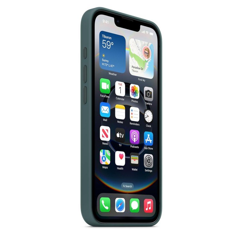 Apple iPhone 16e Silicone Case – Winter Blue Apple iPhone 16e Silicone Case – Winter Blue