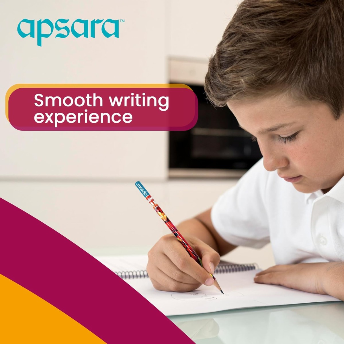 Apsara Disney & Marvel Assorted, Round Rotating Dispenser, Premium Pencils, Mickey Mouse, Princess, Frozen 2, Avengers, Super Fun Pencils for Kids, Extra Dark Pencils (Pack of 50)