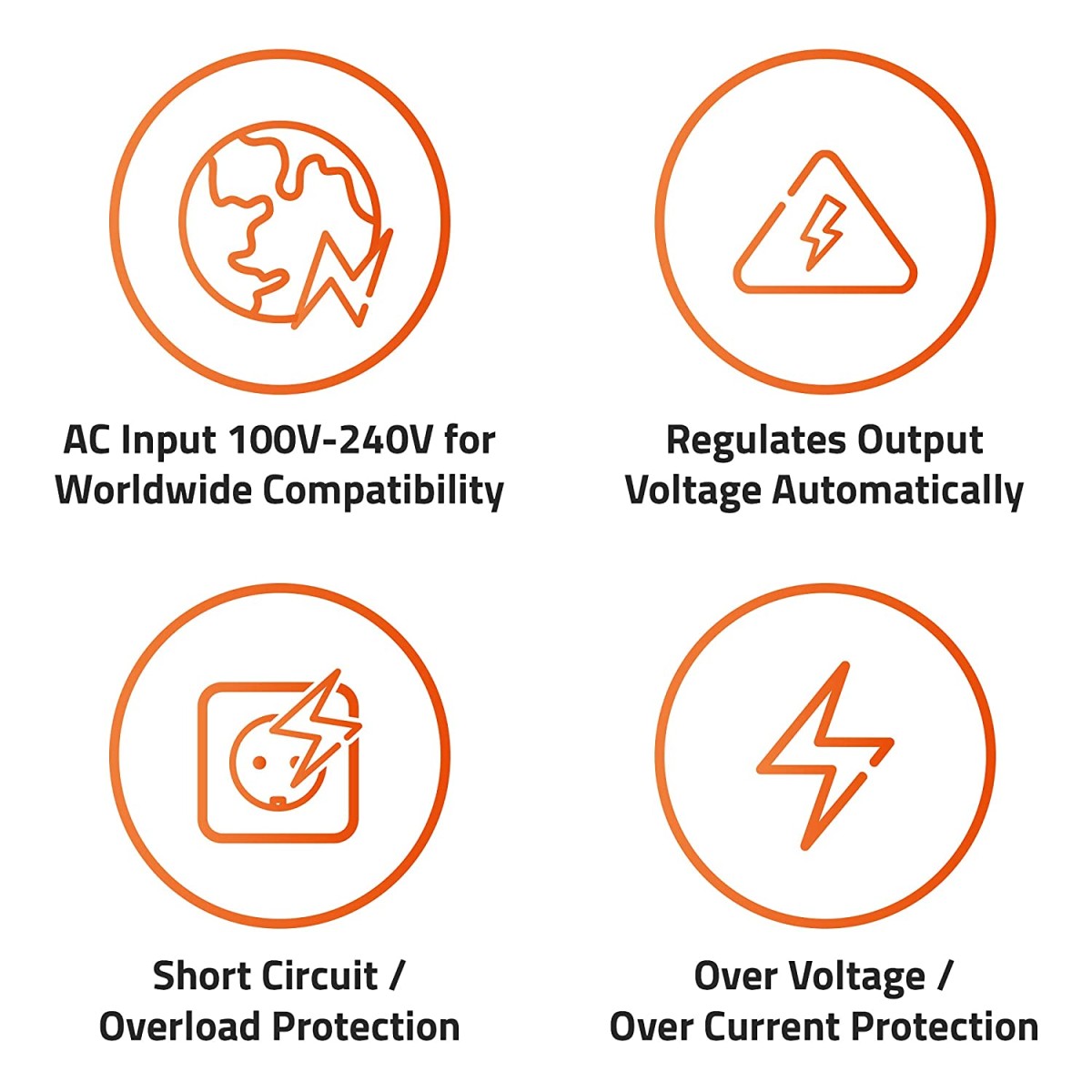 Artis 45W USB Type C Compatible Laptop Adapter with Power Cable