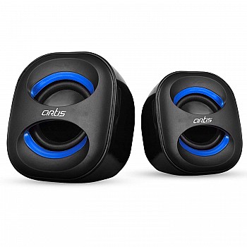 Artis Mini 2.0 USB Multimedia Speakers Blue