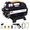 Asian Paints TruCare High Pressure Washer 1500W, 110 Bar | 6.5 Litre/min Flow Rate | 8 MTR Outlet Hose provided | Portable, Used for Home Bike and Car Cleaning