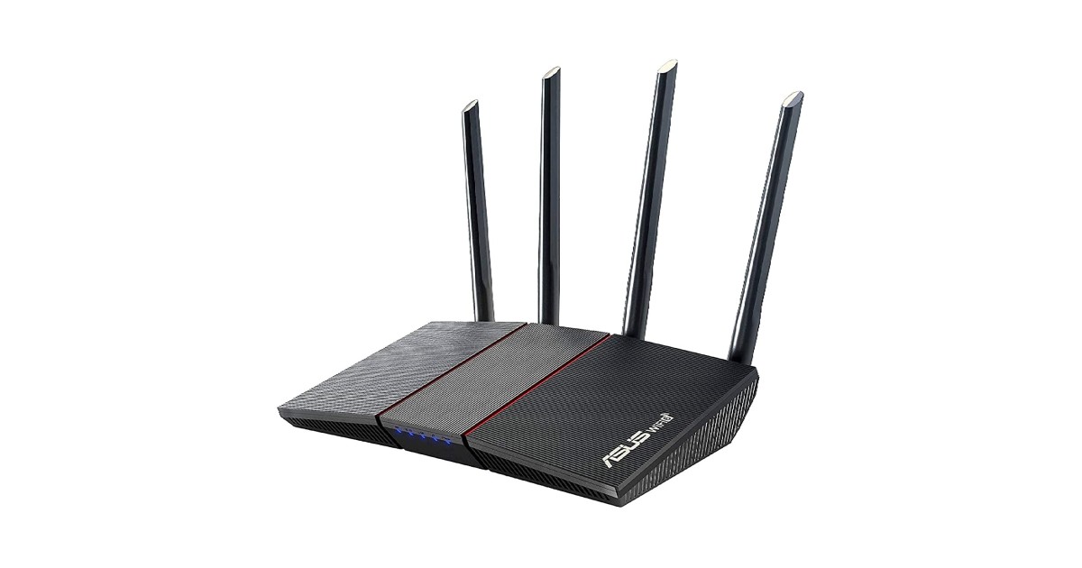 Asus RT-AX55 AX1800 Dual Band WiFi 6 Black Router