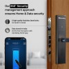 Atomberg SL 1 Smart Door Lock | 6 Ways Unlocking | Fingerprint | PIN | OTP | NFC Card | Atomberg Home App (Data Stored in India) | Key | 5 Stainless Steel Bolt | 2 Year Warranty by Atomberg (Black)