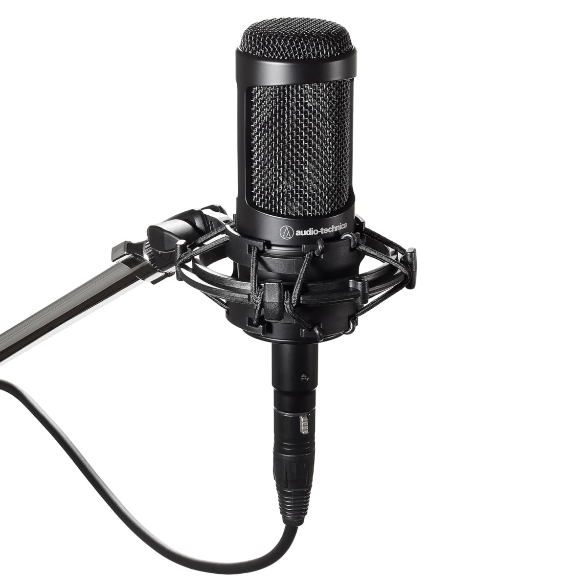 Audio-Technica AT2035 Cardioid Condenser Microphone, Perfect for Studio, Podcasting & Streaming- Black
