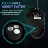 Aula F812 Wired Gaming Mouse, Macro - Hexagonal Computer Mice with RGB Backlit |7 Customized Marco Keys with Light Effect, Adjustable 4800 DPI Optical Sensor (Black)