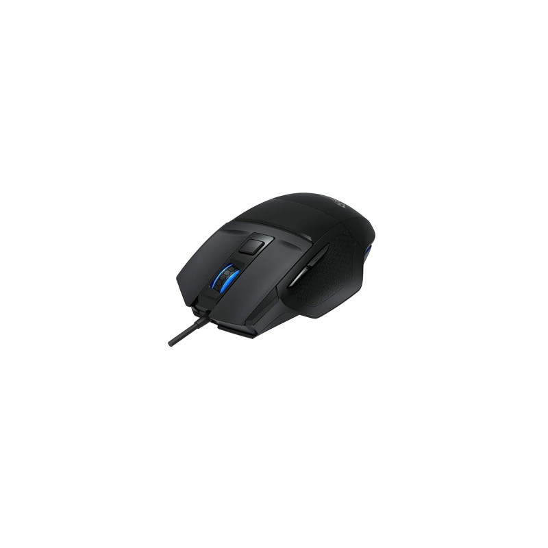 Aula F812 Wired Gaming Mouse, Macro - Hexagonal Computer Mice with RGB Backlit |7 Customized Marco Keys with Light Effect, Adjustable 4800 DPI Optical Sensor (Black)