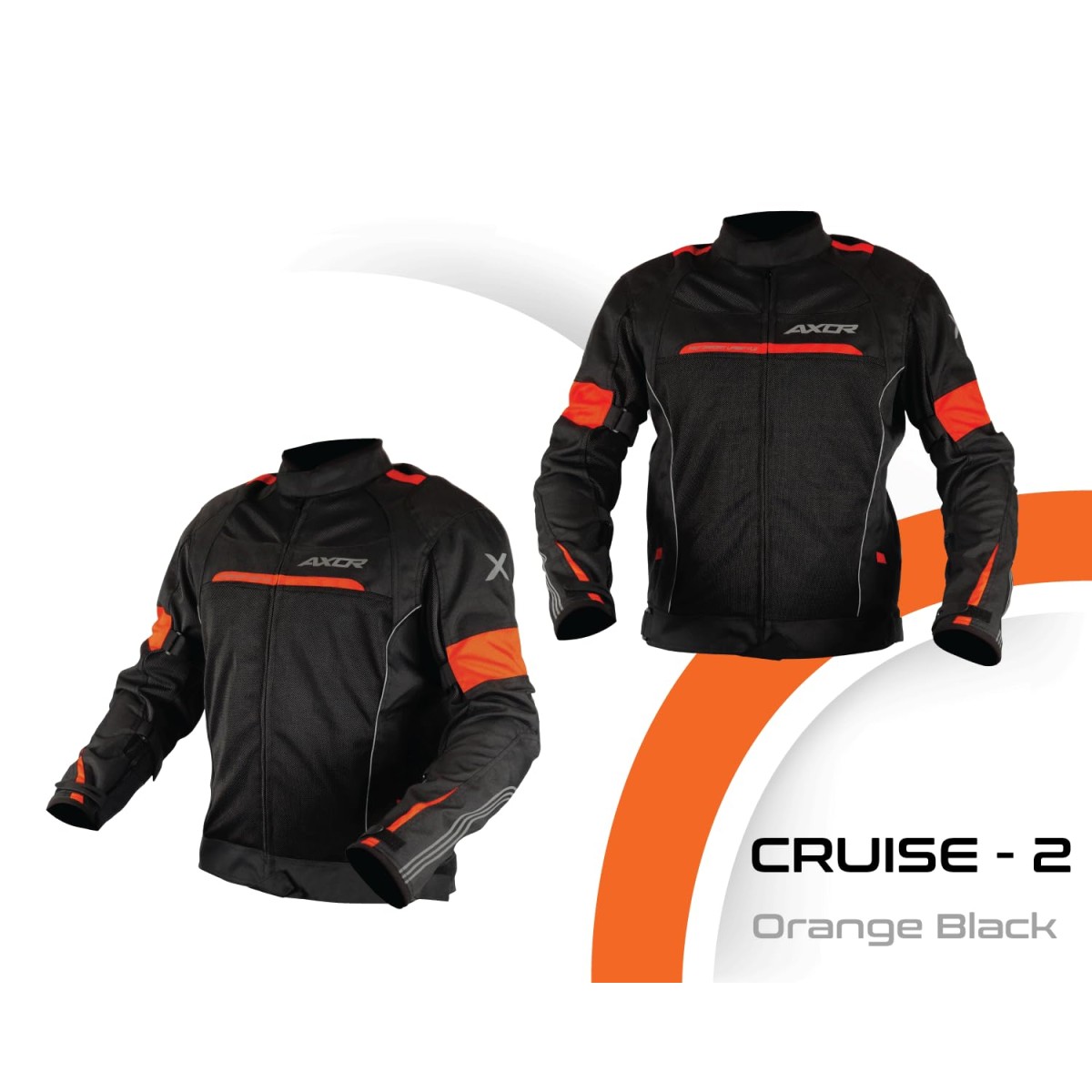 Axor Cruise 2 Jacket Black Neon Yellow-M