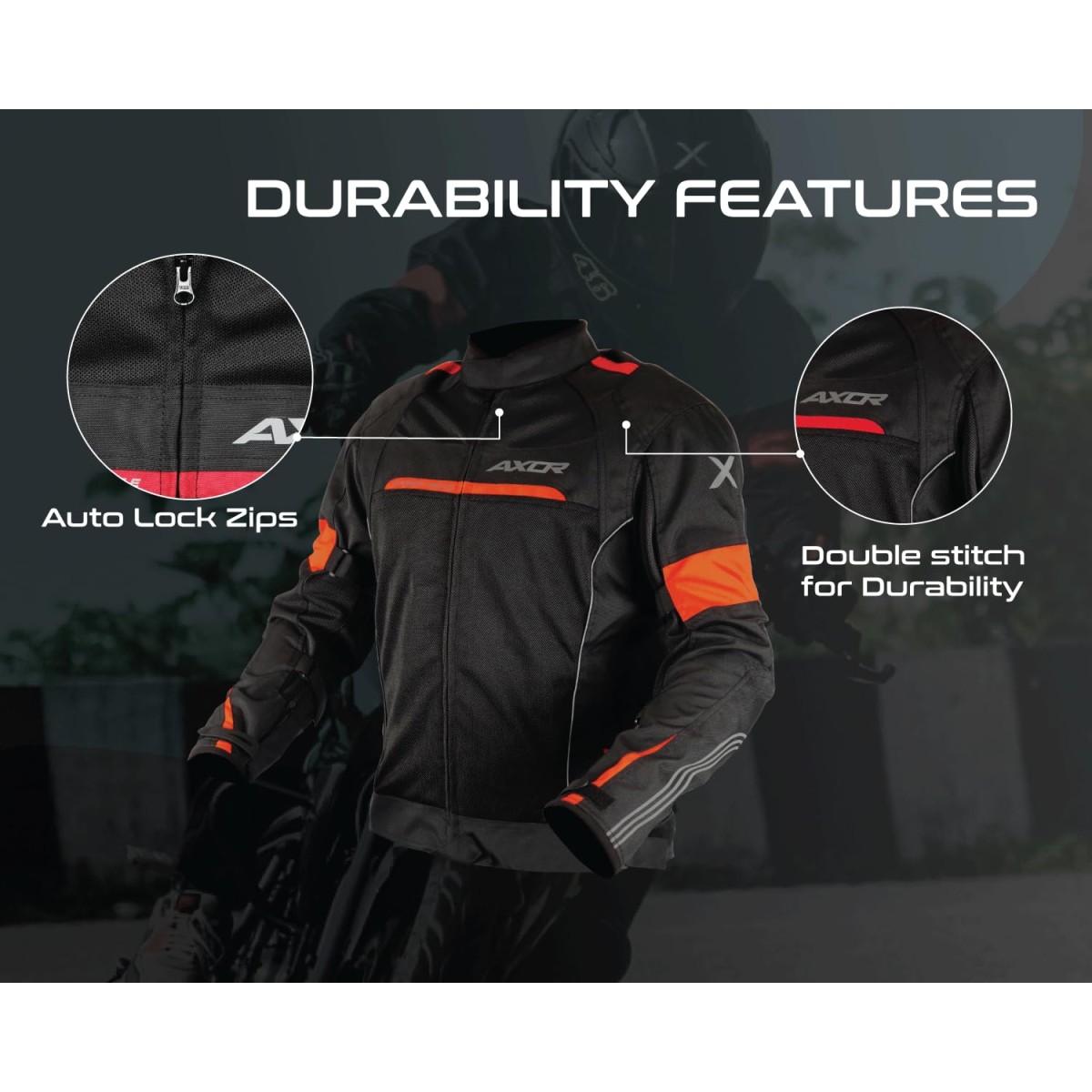 Axor Cruise 2 Jacket Black Neon Yellow-M