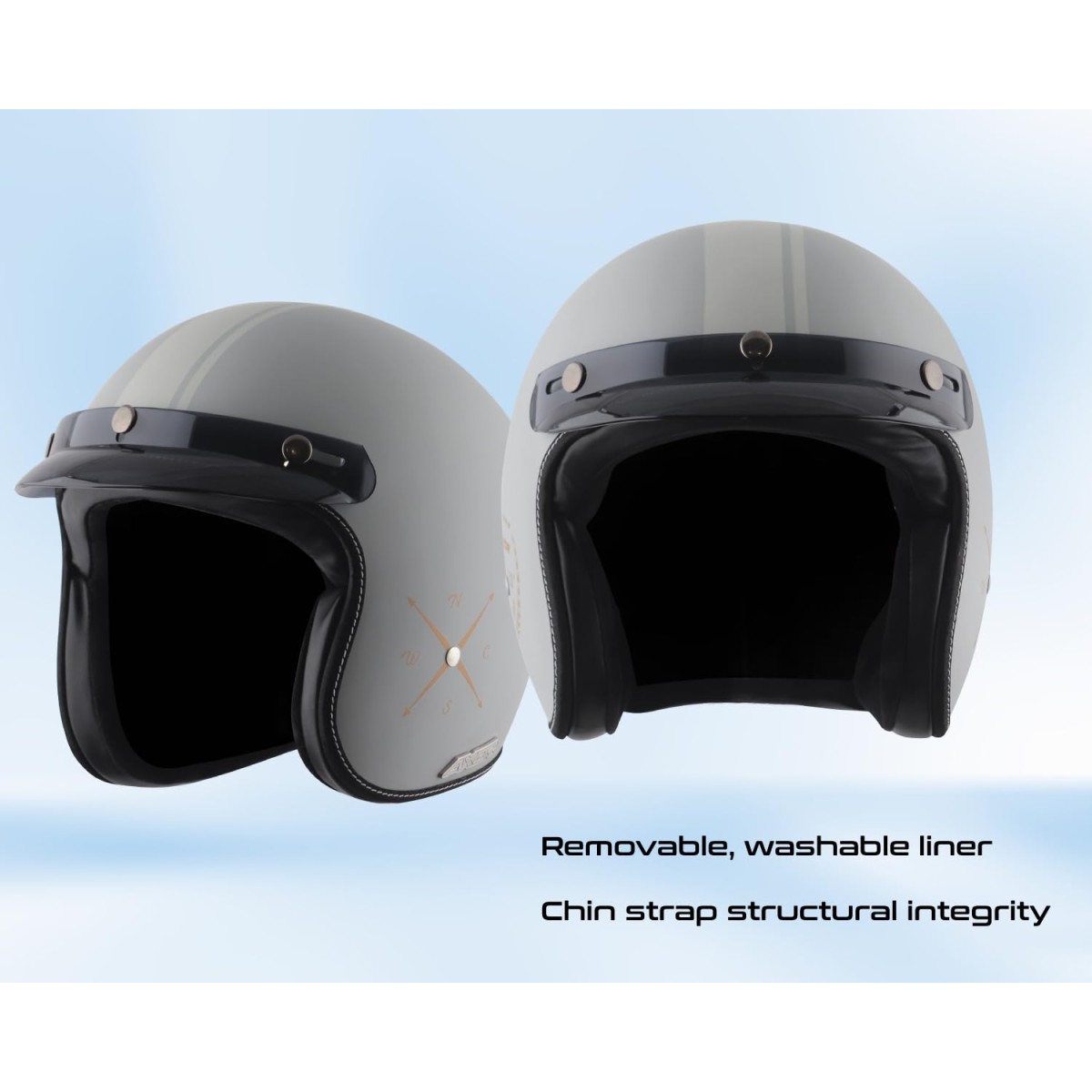 Axor Retro Jet Euro Globe Cool Grey Helmet -M