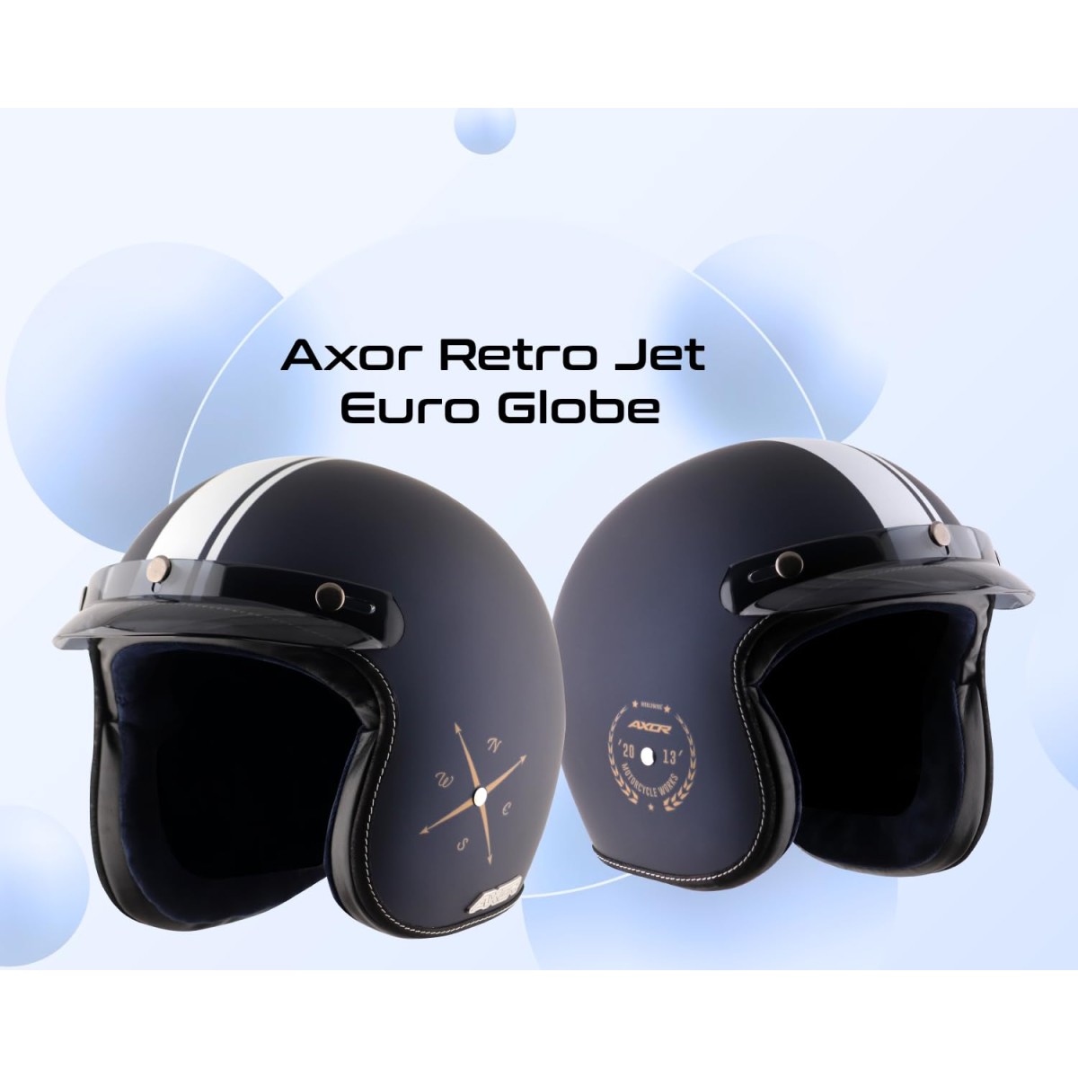Axor Retro Jet Euro Globe Cool Grey Helmet -M