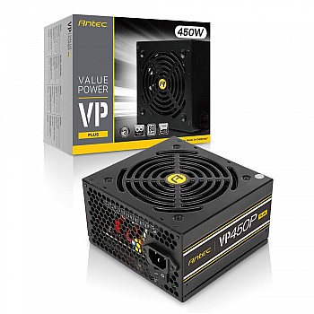 Antec VP450P Plus 450 Watt Power Supply 85% efficient I 80 Plus 230V Standard Certified