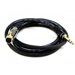 Monoprice 6ft Premier Series XLR Female to 1/4in TRS Male Cable, 16AWG (Gold Plated)