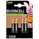 Duracell Rechargeable, AAA 900mAh Batteries, Pack of 4 