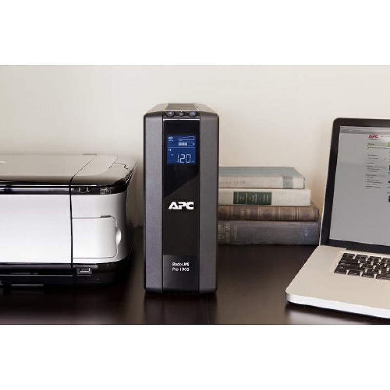 APC Back-UPS Pro BR1000G-IN, 1000VA / 600W, 230V UPS System 