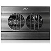 DEEPCOOL N8 Ultra Black Aluminium Notebook Cooler Upto 17? W/Dual 140MM Fan W/Adjustable Speed and 4USB Ports