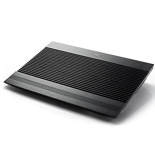 DEEPCOOL N8 Ultra Black Aluminium Notebook Cooler Upto 17? W/Dual 140MM Fan W/Adjustable Speed and 4USB Ports DEEPCOOL N8 Ultra Black Aluminium Notebook Cooler Upto 17? W/Dual 140MM Fan W/Adjustable Speed and 4USB Ports