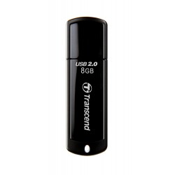 Transcend JetFlash 350 8 GB USB 2.0 Pen Drive - Black