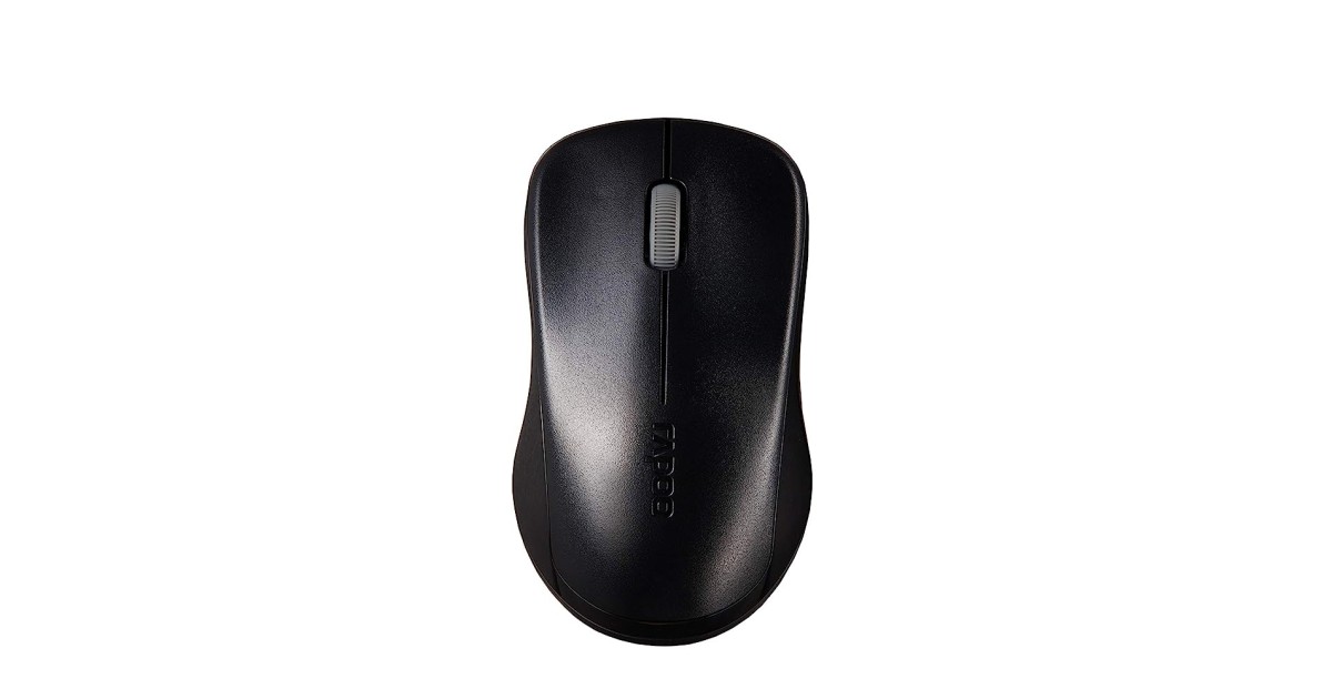 RAPOO 1620 Wireless Mosuse, 2.4 GHz with USB Nano Receiver, Optical ...