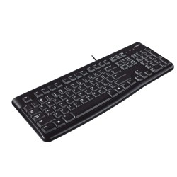 Logitech K120 Wired Keyboard for Windows, USB Plug-and-Play Full-Size, Spill Resistant
