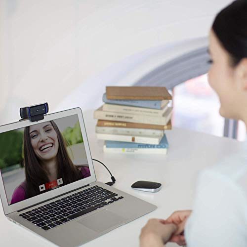 Logitech C920 HD Pro Webcam, Full HD 1080p/30fps Video Calling, Clear Stereo Audio (Black) Logitech C920 HD Pro Webcam, Full HD 1080p/30fps Video Calling, Clear Stereo Audio (Black)
