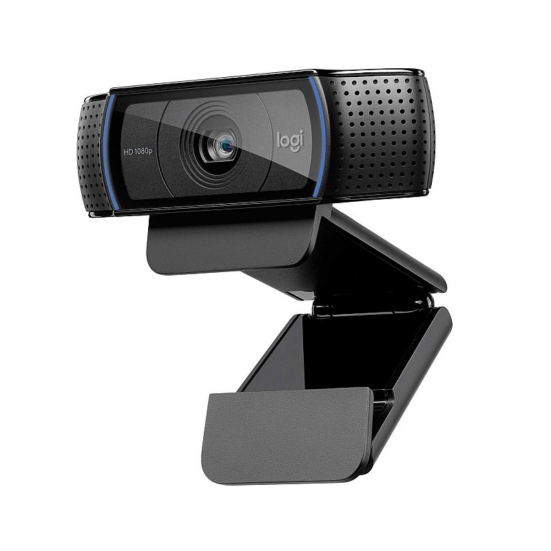 Logitech C920 HD Pro Webcam, Full HD 1080p/30fps Video Calling, Clear Stereo Audio (Black)