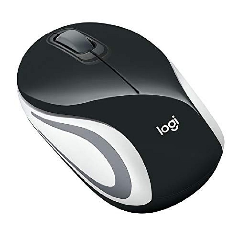 Logitech M187 Ultra Portable Wireless Mouse, 2.4 GHz with USB Receiver (Black)