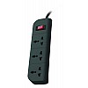 Belkin Essential Series 3-Socket Surge Protector Universal Socket with 5ft Heavy Duty Cable (Grey)