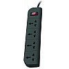 Belkin Essential Series 4-Socket Surge Protector Universal Socket with 5ft Heavy Duty Cable Grey 