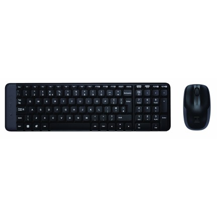 Logitech MK220 Wireless Keyboard and Mouse Combo (Black) Logitech MK220 Wireless Keyboard and Mouse Combo (Black)