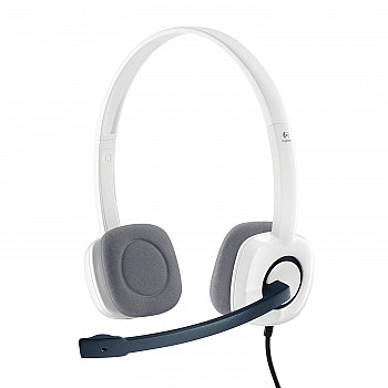 Logitech H150 Stereo Headset (Cloud White)