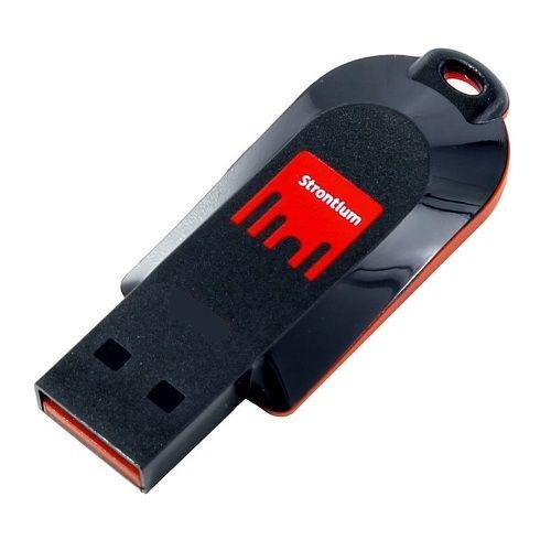 Strontium Pollex 16GB USB Pen Drive (Black/Red) Strontium Pollex 16GB USB Pen Drive (Black/Red)