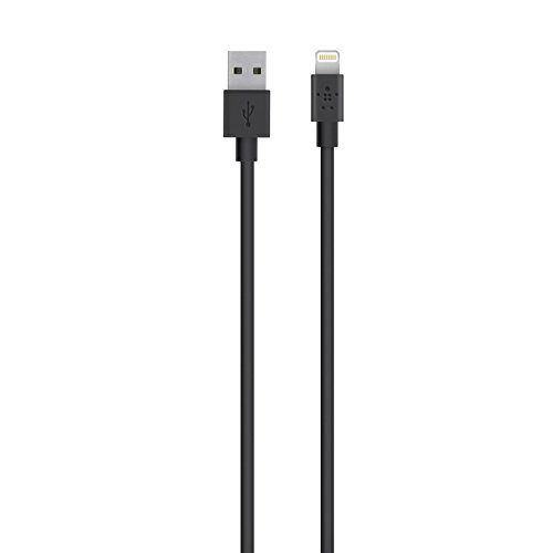 Belkin MFi Certified Lightning to USB Charge and Sync Cable for iPhone and iPad - Black Belkin MFi Certified Lightning to USB Charge and Sync Cable for iPhone and iPad - Black