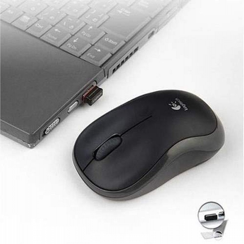 Logitech B175 Wireless Mouse (Black)