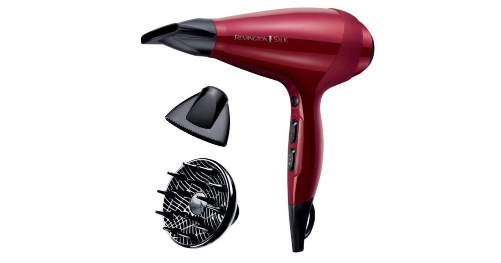 Remington Ac9096 2400 Watts Silk Dryer (Red)