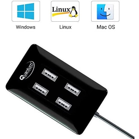 Quantum QHM8106 USB to RJ45 Ethernet LAN Adapter White Quantum QHM8106 USB to RJ45 Ethernet LAN Adapter White