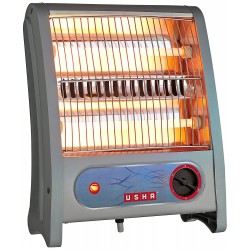 Usha Quartz Room Heater (3002) 800-Watt with Overheating Protection (Ivory)