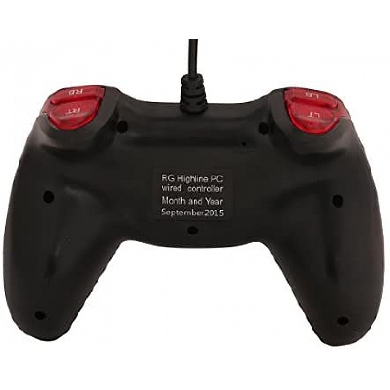 Redgear Highline Wired Gaming Controller (Black)