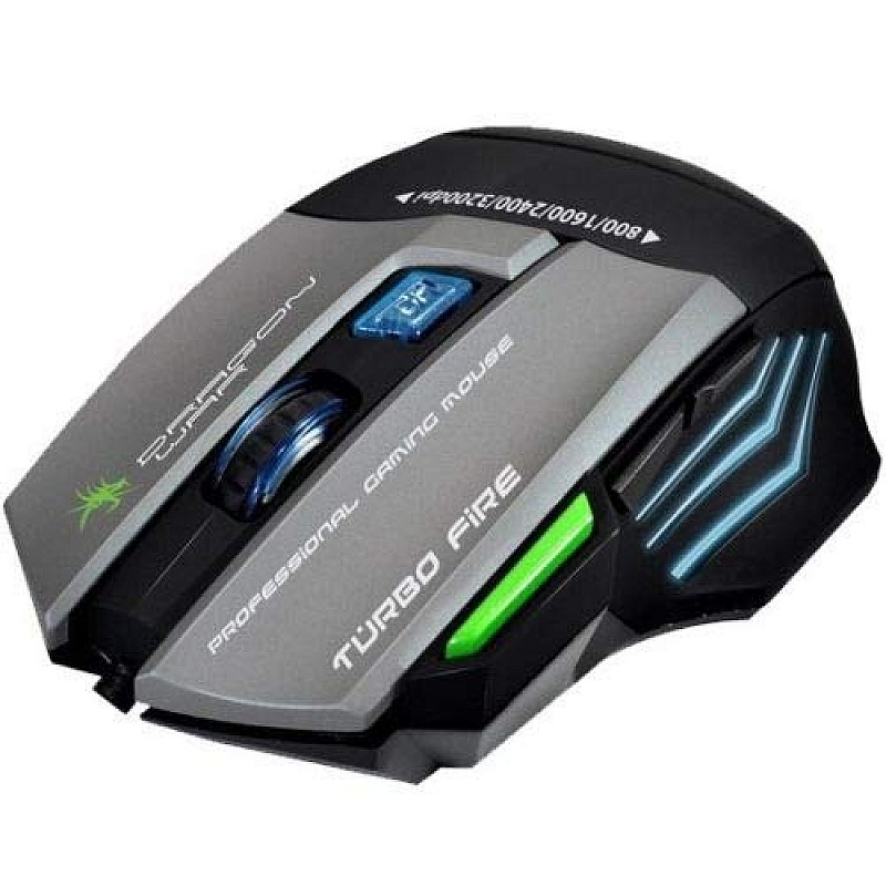 Dragonwar ELE-G9 Thor Wired BlueTrack and Blue Sensor Gaming Mouse with Macro Function with Mousepad for PC Gamers