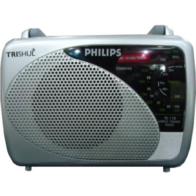Philips Radio RL118/94 with MW/SW/FM Bands, 200mW RMS sound output, Built in rechargeable battery Philips Radio RL118/94 with MW/SW/FM Bands, 200mW RMS sound output, Built in rechargeable battery
