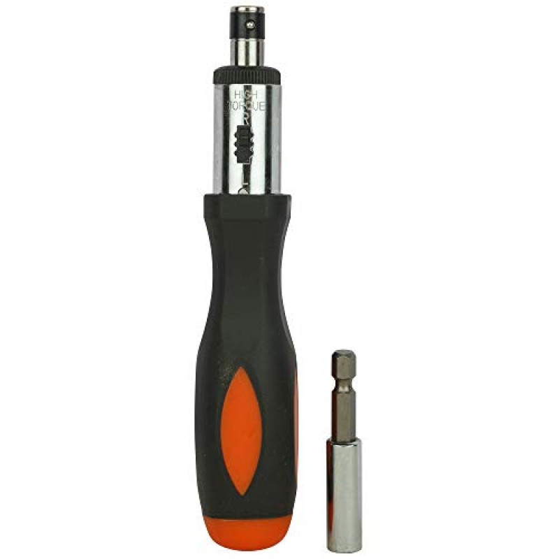 BLACK+DECKER A7073 6V Battery Powered Screwdriver with onboard LED Light & 14 pc bits included (A7073-IN)