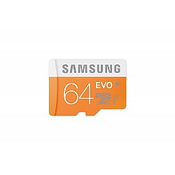 Samsung MB-MP64DAEU 64GB, MicroSDXC EVO"48 MB/s, Orange, White,